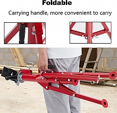 Переноска V-образной четырехроликовой складной регулируемой опоры для труб Remmers Atlant 1/8-12 Переноска V-образной четырехроликовой складной регулируемой опоры для труб Remmers Atlant 1/8-12