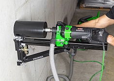 Применение станин для алмазного бурения Eibenstock BST 162 H