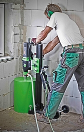 Применение станины для алмазного бурения Eibenstock BST 352 V Применение станины для алмазного бурения Eibenstock BST 352 V