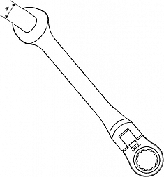 Размеры ключей рожковых накидных с трещоткой Virax 8, 9, 10, 11, 12, 13, 17 мм Размеры ключей рожковых накидных с трещоткой Virax 8, 9, 10, 11, 12, 13, 17 мм