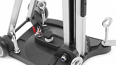 Вакуумное крепление наклонной стойки для алмазного бурения Messer 180N